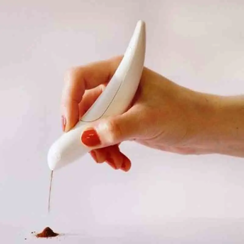 Electrical Latte Art Pen for Coffee Cake Decoration