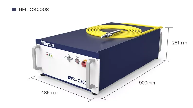 Raycus 1.5KW 3KW Fiber Laser Source Essential for Laser Cutting Machine Parts & Accessories High Quality Fabrication Services