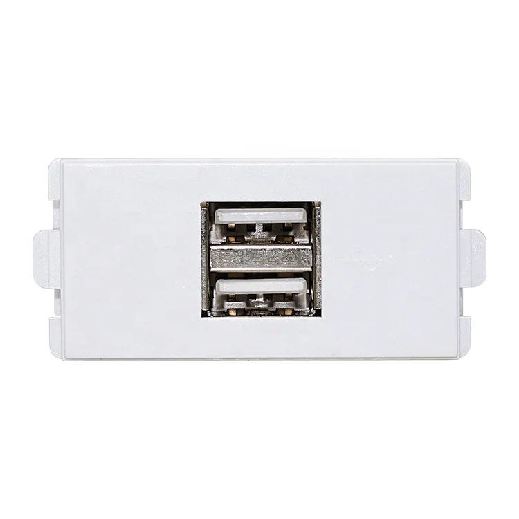  Винтовой терминал женский двухслойный USB зарядка электронные силовые розетки с винтом usb проводка Клемма настенная