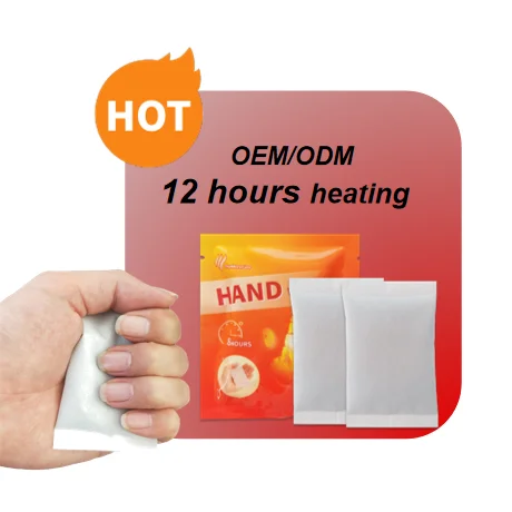 Factory direct sale air activated patch in bulk winter white warm hand 12 hours body warmer patch