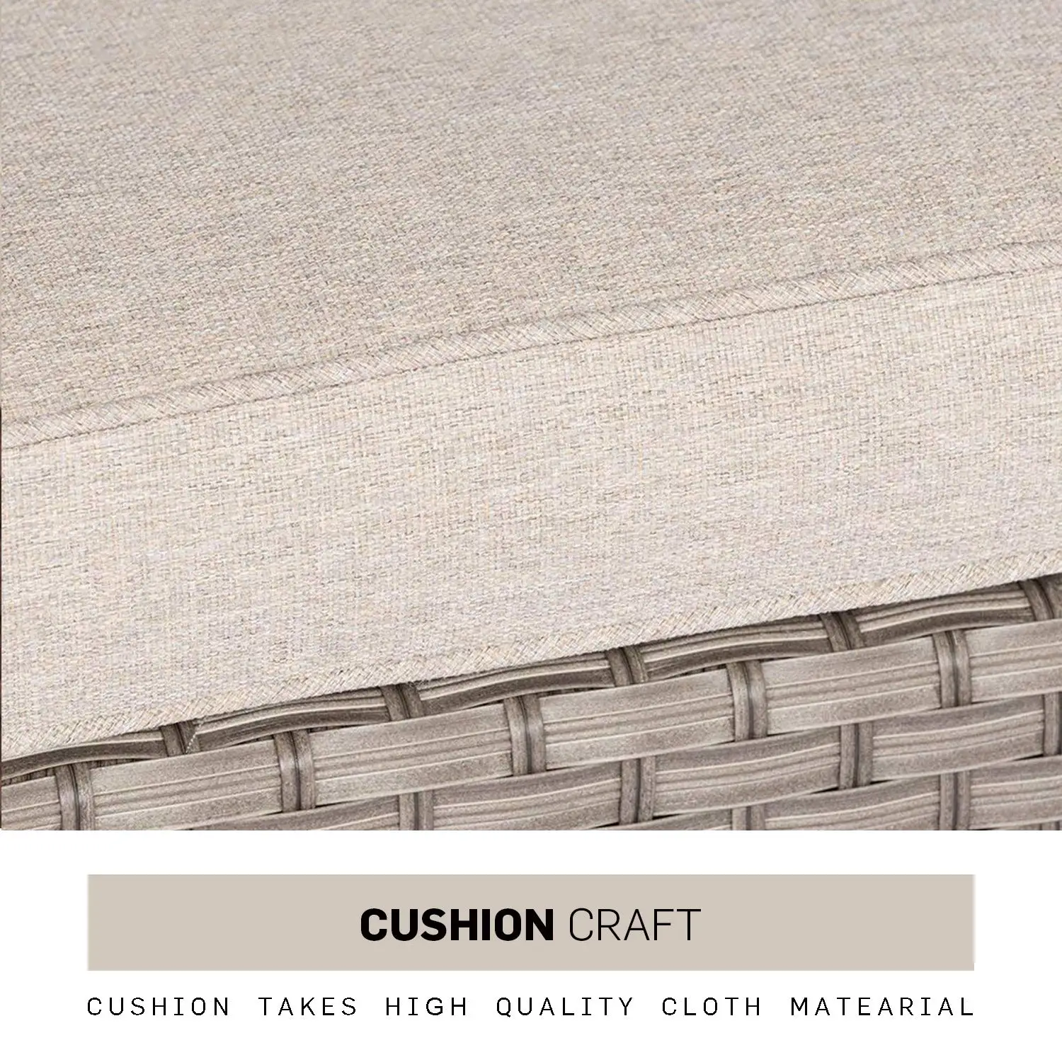 Traditional Style Commercial Bedroom & Outdoor Corner Rattan Garden Park Sofas Wicker Hotel & Villa Living Room Furniture Set