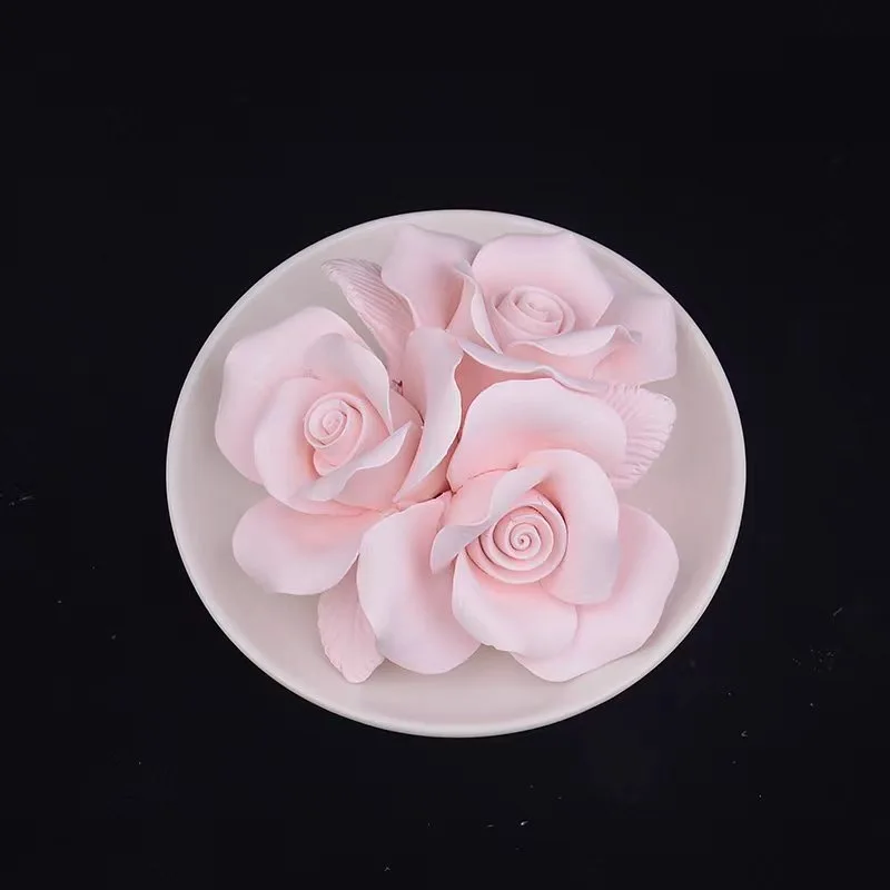 Small Mini Room Bathroom Decorative Aromatherapy Essential Oil Diffuser Lavender Scented Flower Diffuser Desk Decorative Purpose