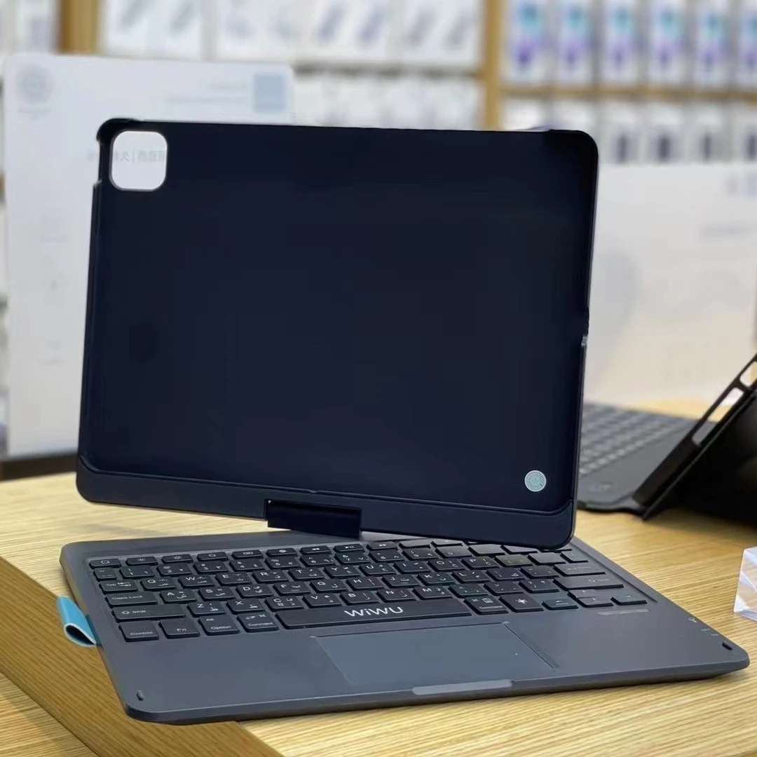 10.9 11 12.9 Inch Tablet Wireless Pu Leather Keyboard Protective Case 360 Degree Rotating Magic Touch Keyboard For Ipad Pro