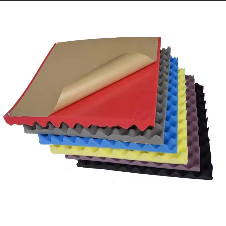 Black Sound Proof Foam Sound Absorption Studio Treatment Wall Panels Soundproof Acoustic Foam