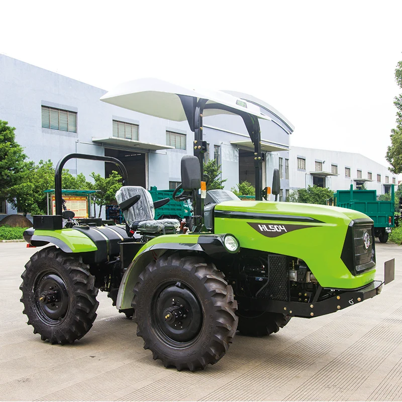 HL504 Huili 4X4 Agricultural Traktor Equipment Machines Machinery Farming 50hp 70hp Tractors Farm Walking Tractor Machine
