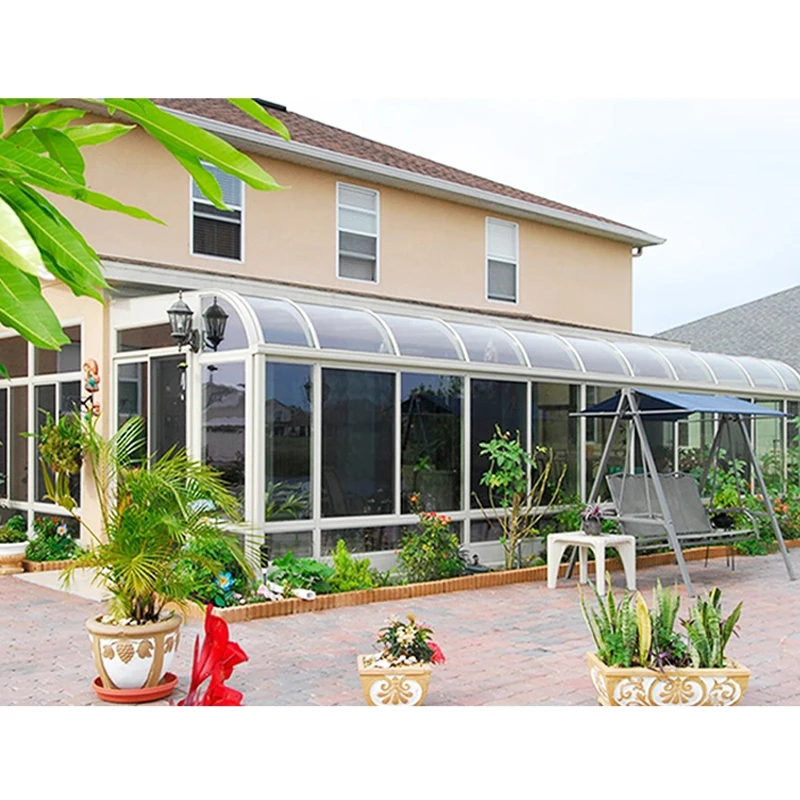 D-TOP green house metal frame glass vertical tower sunroom conservatory For Swimming Pool Sun sunroom glass house Of House