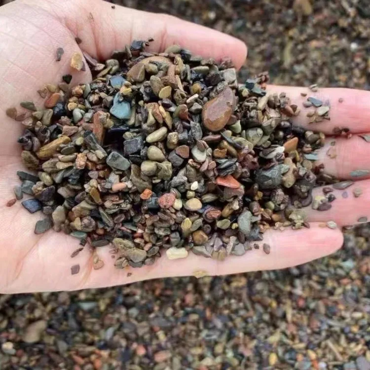natural river beach pebble and cobble stone gravel stone Fish tank bottom sand for Purifying water quality
