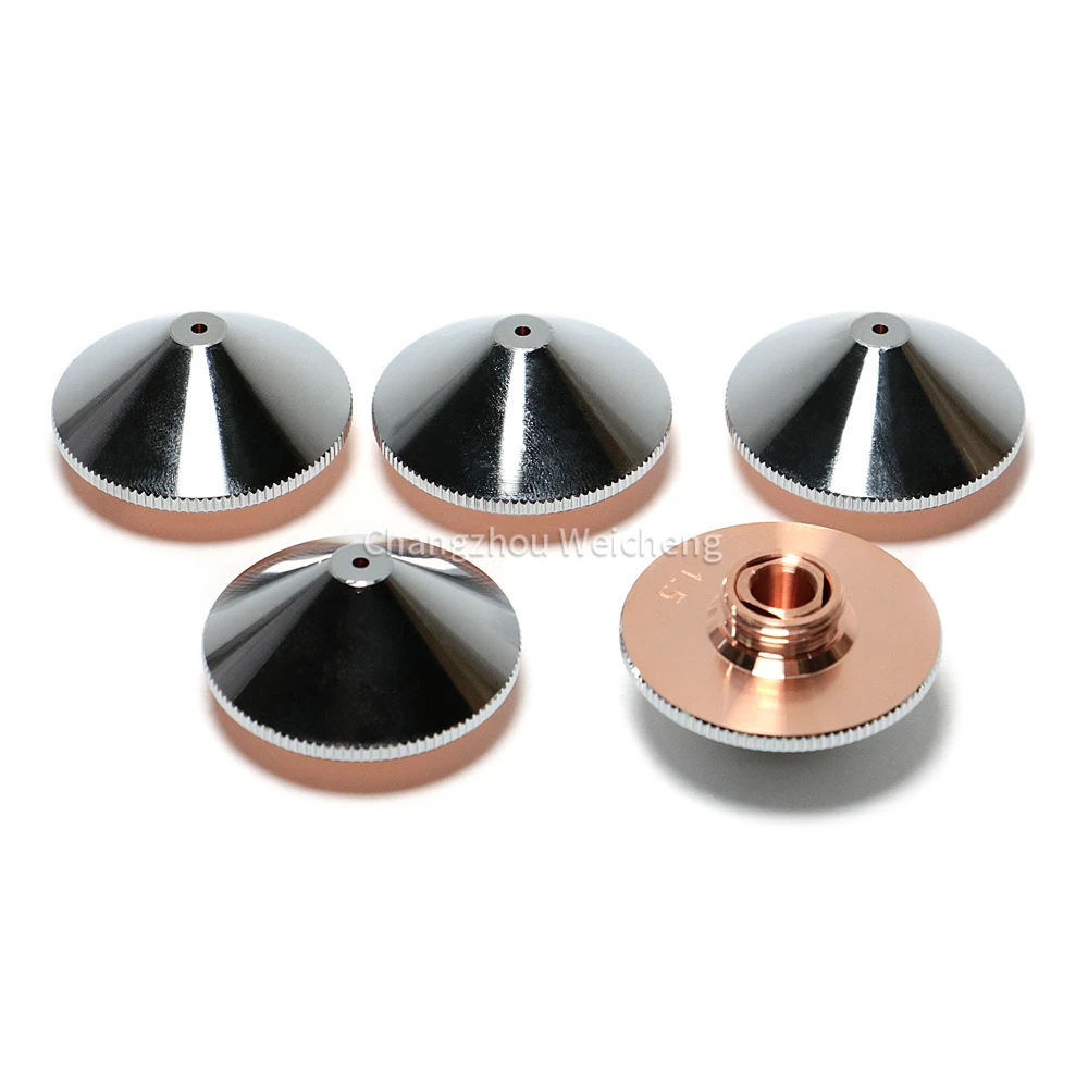 Laser Protection Nozzle Single Double Chrome-Plated Layers D28 Caliber 0.8-6.0mm Laser Nozzle for Cutting Head