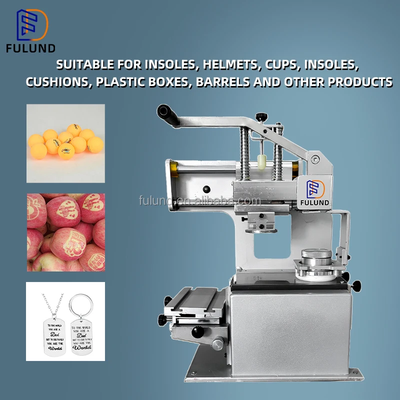 Cheap single color manual pad printing machine High precision single color pad printing machine for logo printing