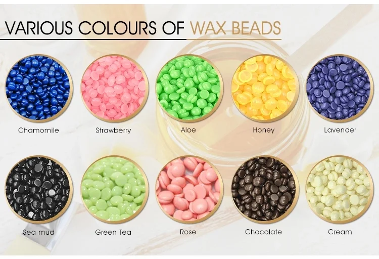 Painless 100g wax beans for removing hair custom logo depilatory wax wholesale
