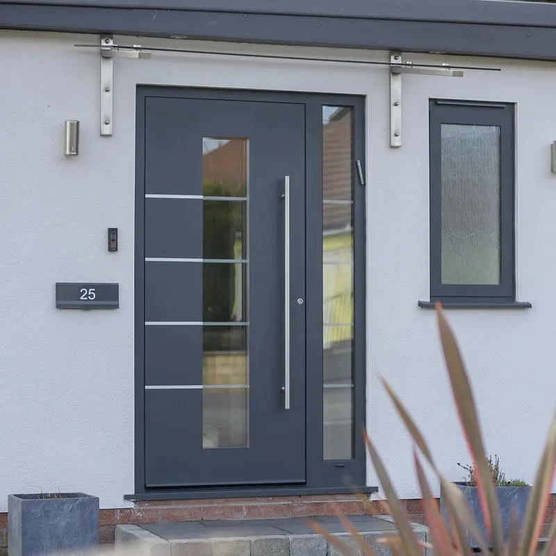 New Modern Italy Design Hot Sale Metal Other Front Entry Door Cheap Price Exterior Steel Security Entrance Doors For Houses