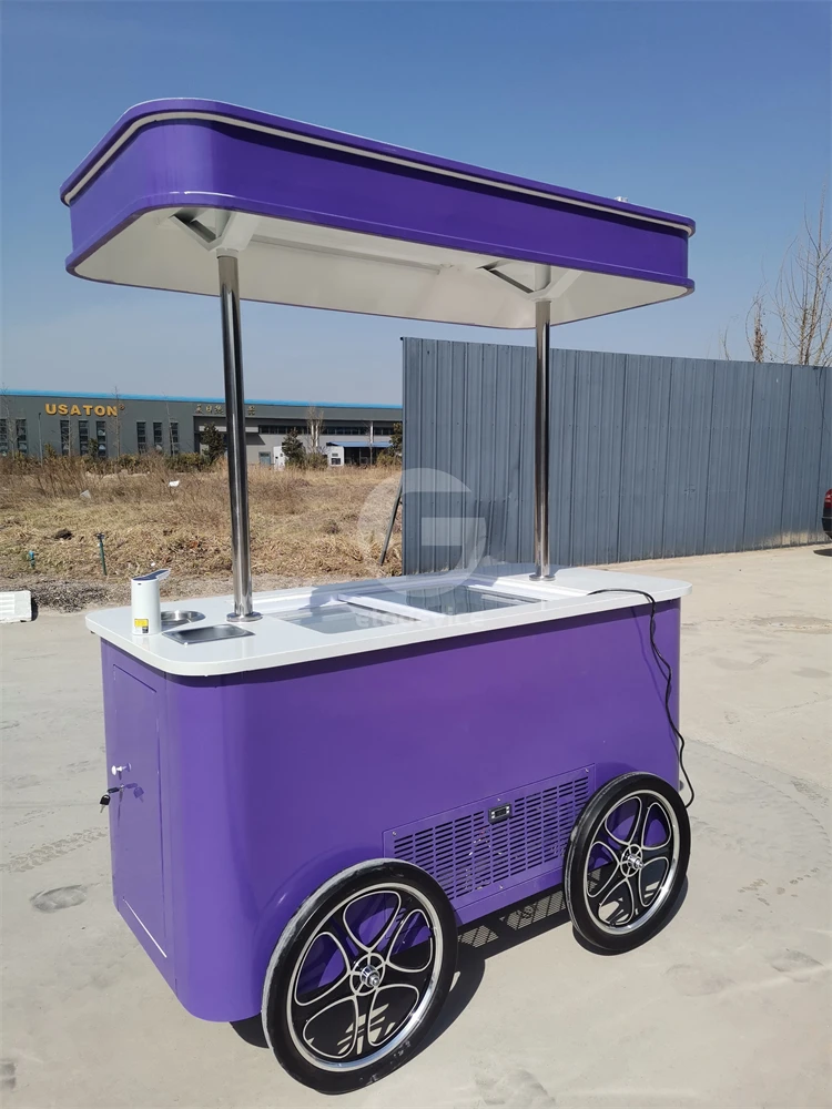 Продовольственный магазин Taco Van киоск сока для пиццы корзина конфет ручная тележка небольшой прицеп еды хот-дог уличное мороженое кофе