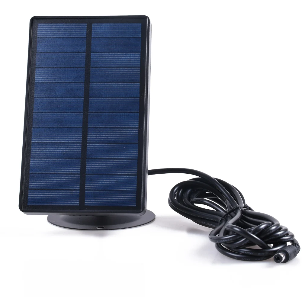 Solar Panel Charger External Powered Power Supply for 9V 12V Suntek Hunting Camera Photo Traps HC900 HC801 HC700 HC550 HC300