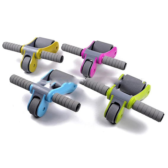 
Wholesale Abdominal Core Fitness Trainer Double Wheel Abdominal Muscle Exercise Roller for Strengthen Muscle Training 