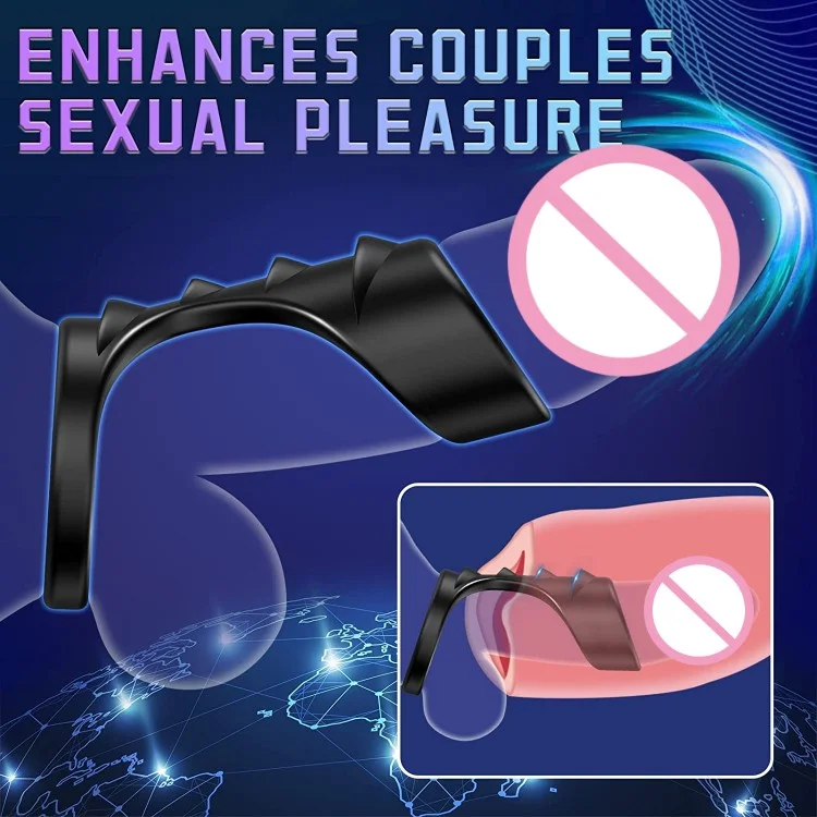 Liquid Silicone Cock Ring, Ultra Soft Premium Stretchy Penis Ring for Last Longer Harder Stronger Enhancing Sex Toy for Men