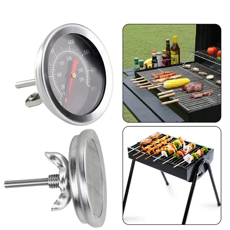 Kitchen BBQ Tools Stainless Steel Oven Food Thermometer  Barbecue Temperature Gauge 0-350 degree