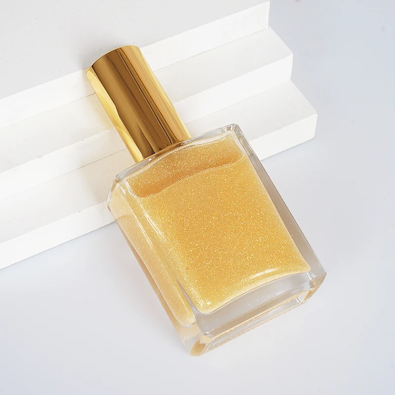  Wholesale Private Label Makeup Custom Vegan Glitter Liquid Highlighter Skin Body Shimmer