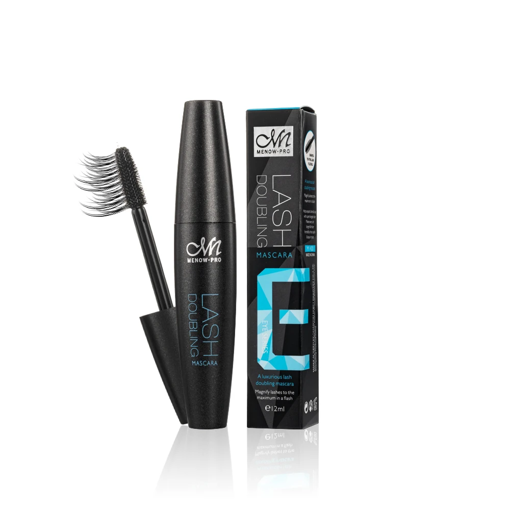 Menow M14001 Eye Cosmetics Lengthening Lashes Mascara Liquid Eyelash Common Makeup 25*25*140cm/color Box Original Brand M.N