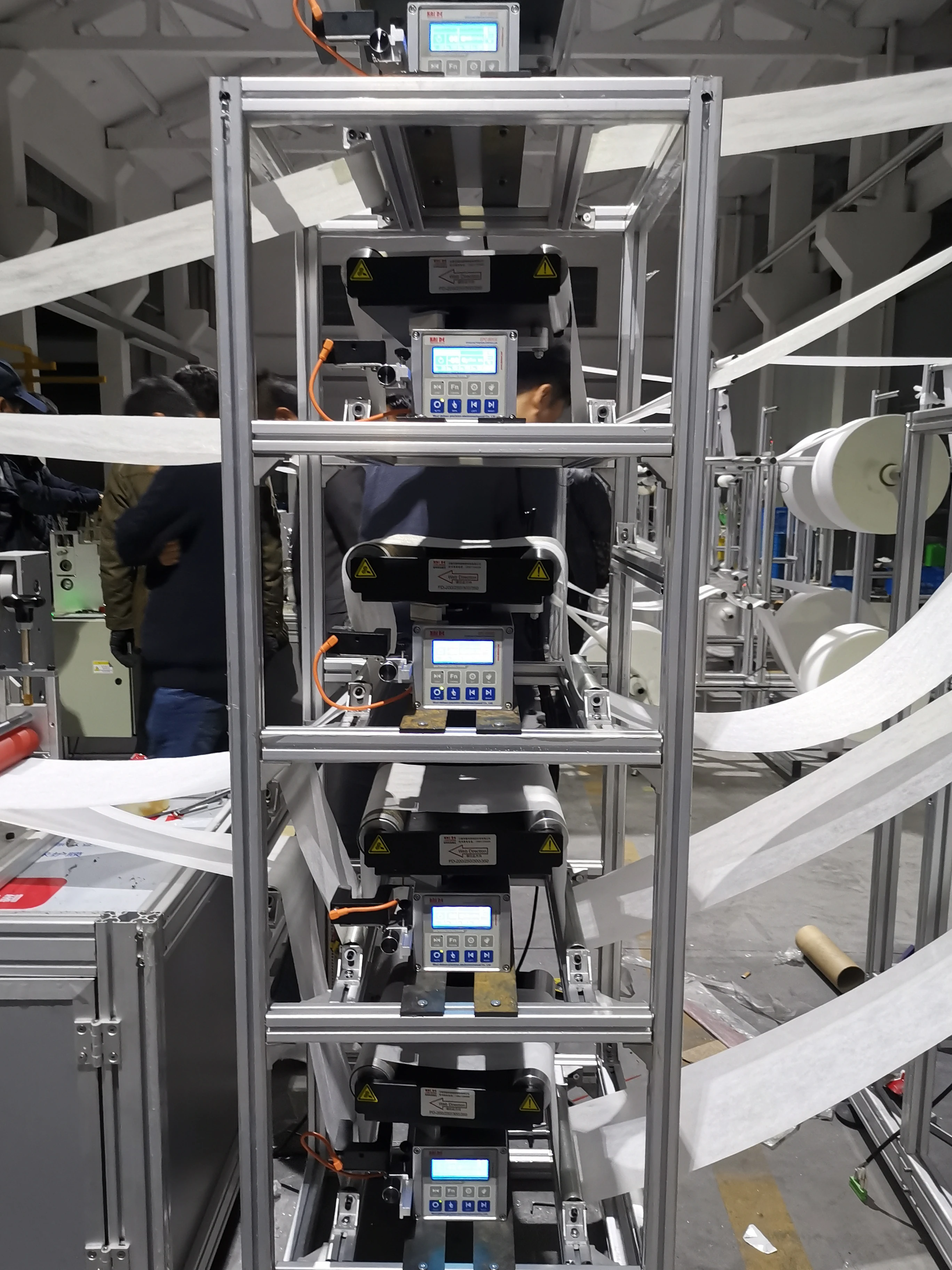 KAIDE China Supplier Automatic Brushless Servo Motor Line Position Control Actuator Web Guide System Machine