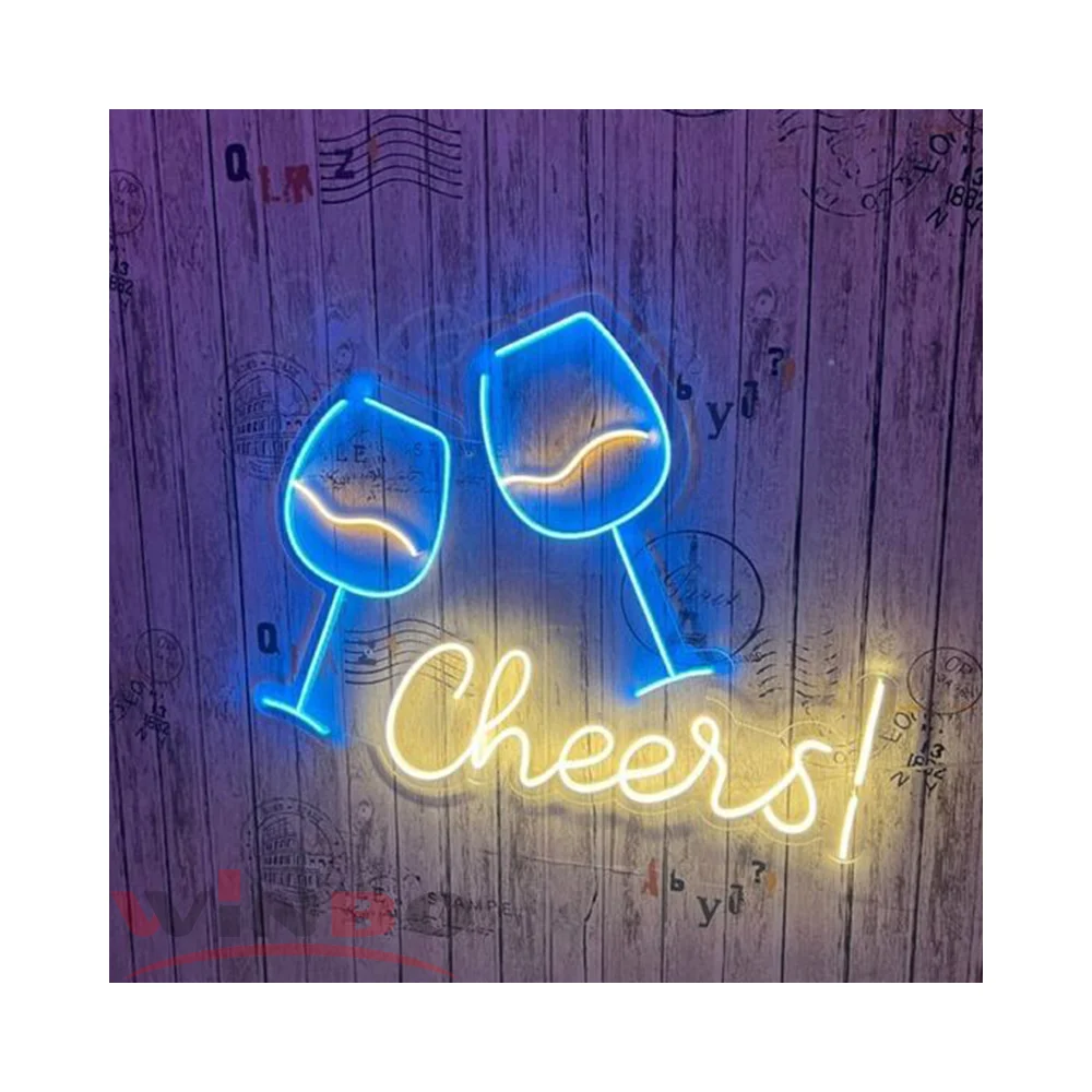 Winbo neon sign led bar party decoration acrylic neon sign board event decor light