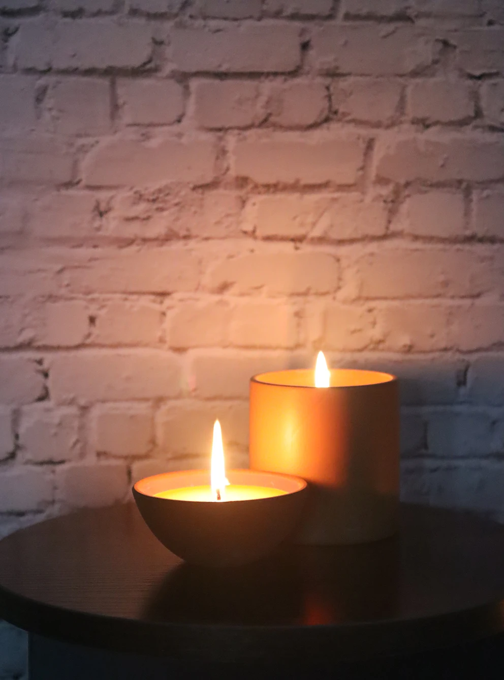 Small terracotta candle pot clay tea cup candle outdoor garden candle