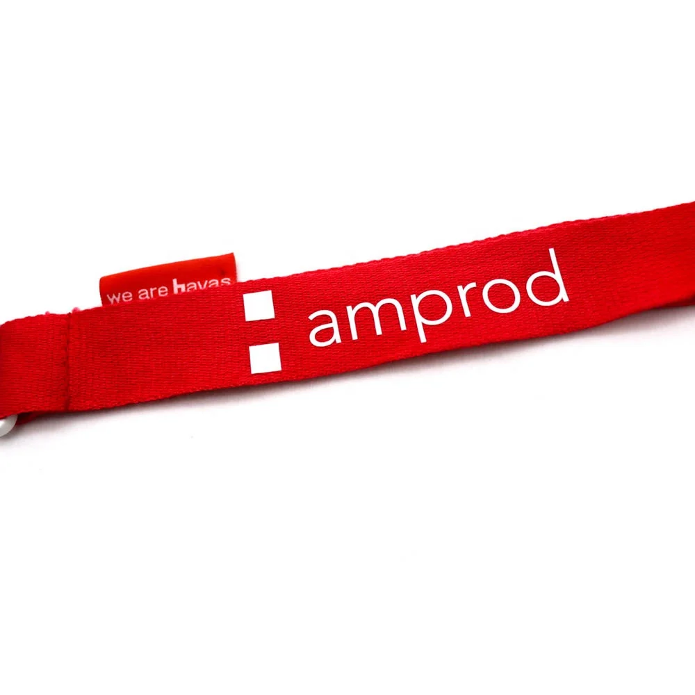 
High Quality Carabiner Lanyard Short Lanyard with White Metal Buckle Wrist Bamboo Lanyard For Keys 