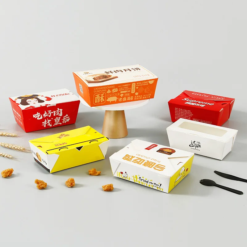 Custom size paper boxes hart packaging craft paper lunch box strawberries paper box