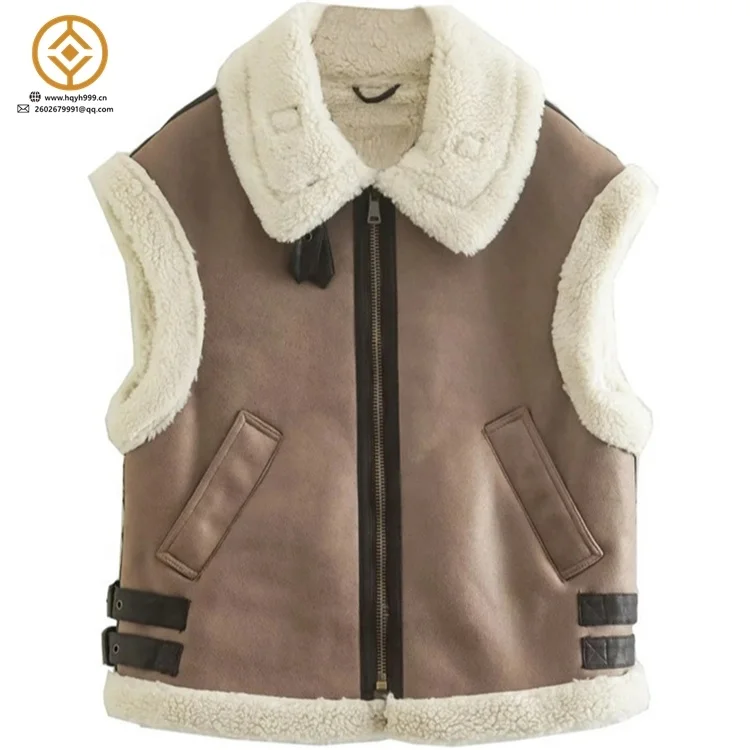 L9681-Custom winter xs clothes women sleeveless biker jackets for ladies weight vests