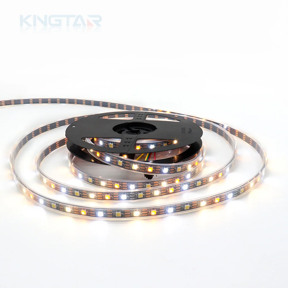 SK6812 Smart WWA LED Strip Lights Super Bright Light Strings for Kitchen Cabinets App and Controller Control
