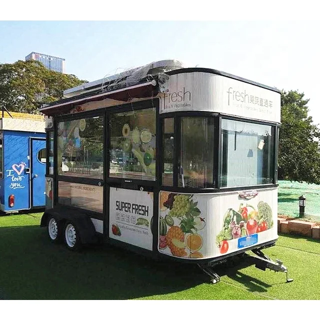 Long working life Multifunctional automatic halal food trailer/pizza food trailer/mobile food trailer for sale australia