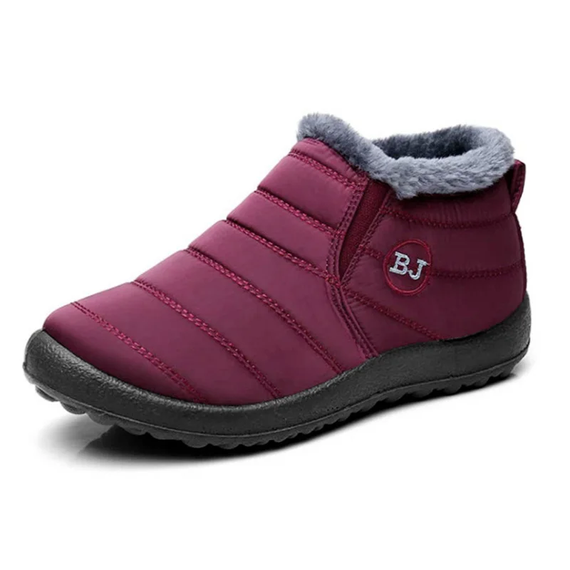 Amazon Winter Ankle Boots Ladies Winter Snow Boots Warm Hard Wearing Waterproof 2021 Newly Daily Life Zupper Bag 3-7 Days CN;ZHE