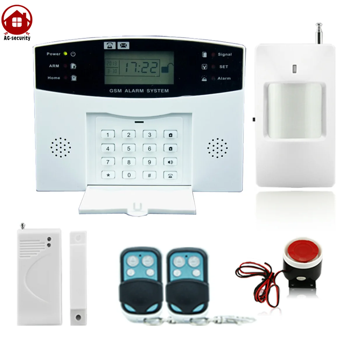 wireless universal  RF433mhz  1527 metal remote control  for security home alarm system