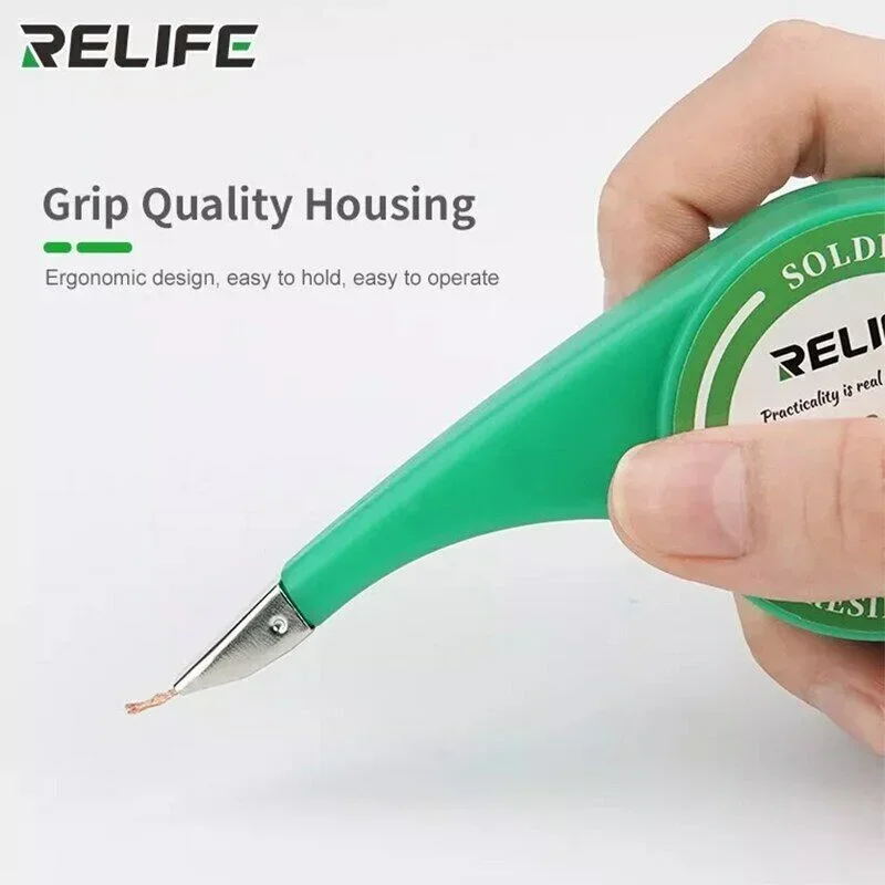 Relife RL-1520 RL-2020 RL-2520 RL-3020 RL-3520 Desoldering Braid Welding Solder Wick Wire No-Clean Low Residue Tin Repair Tool