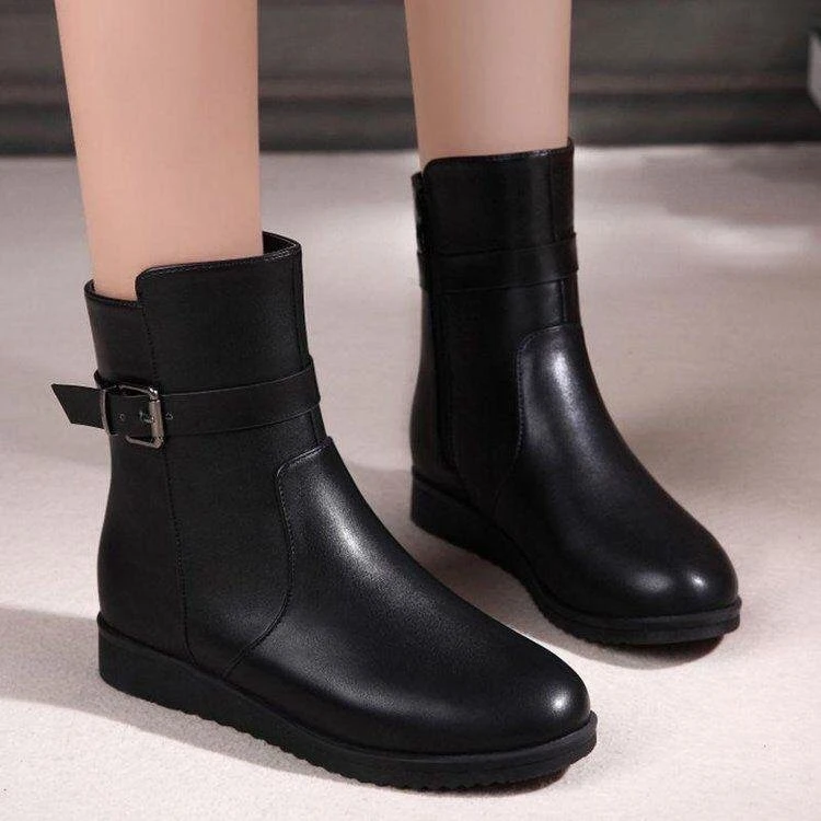 New Fashion Comfortable Stitching Women Boots Medium for Autumn and Winter
