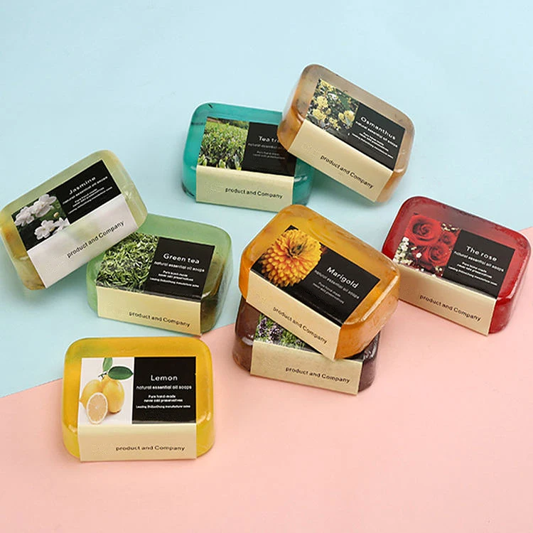 Hand Made Vegan Plant Glycerine Bodysoap Manufacturing Whitening Bath Essential Oil Soap Bar