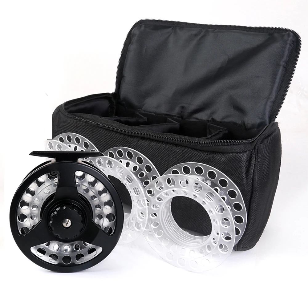 Катушка для ловли нахлыстом Newbility #5 6 #7 8 литье под давлением алюминия с 3 дополнительными пластиковыми катушками катушка