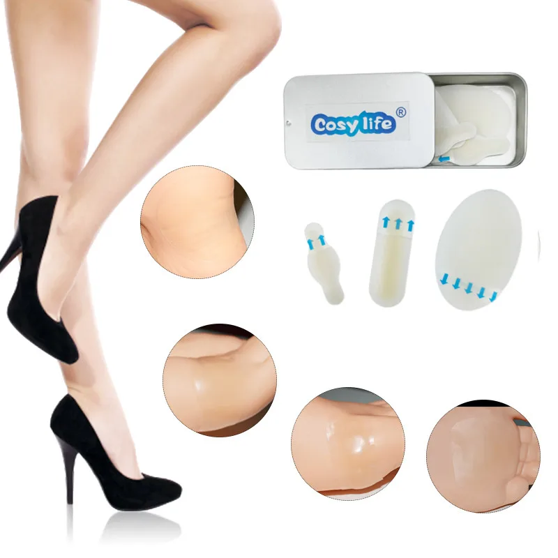 Ultra-thin invisible Hydrocolloid Gel Blister Pads Heel Liner for Heel Foot Bunions Corns Calluses Care Cushion Comfort