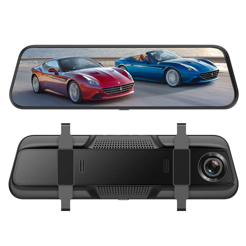 Car Dash Cam DVR Camera Recorder 140 Wide Angle Video Recorder Rearview Mirror Front Rear Driving Recorder