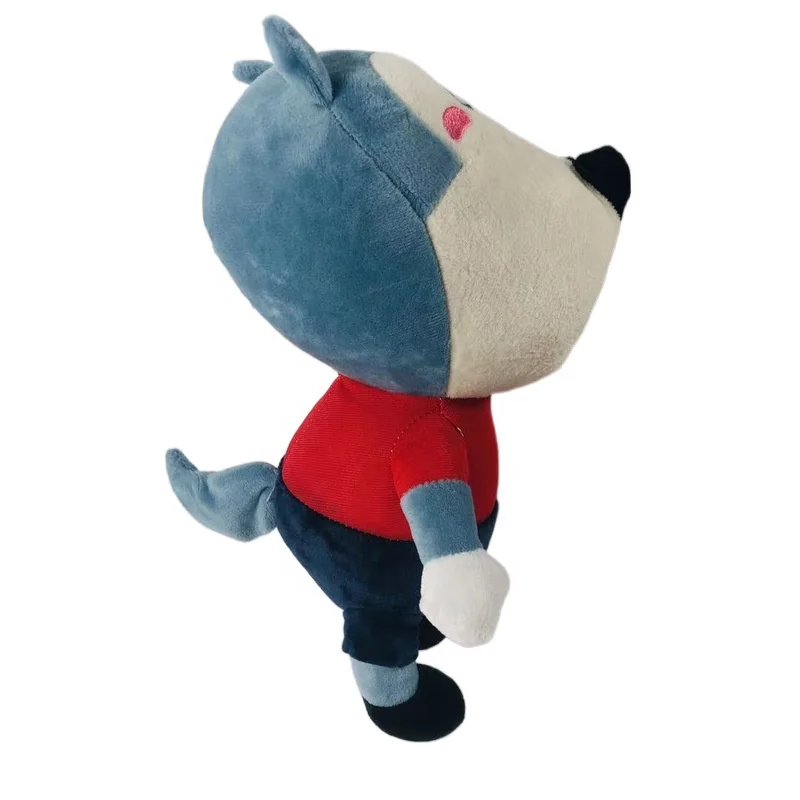 DIHAO 30cm Cartoon Wolfoo Plush Toys Cute Stuffed Animal Wolf Family Lucy Stuffed Doll Toy Gifts for Boys Girls