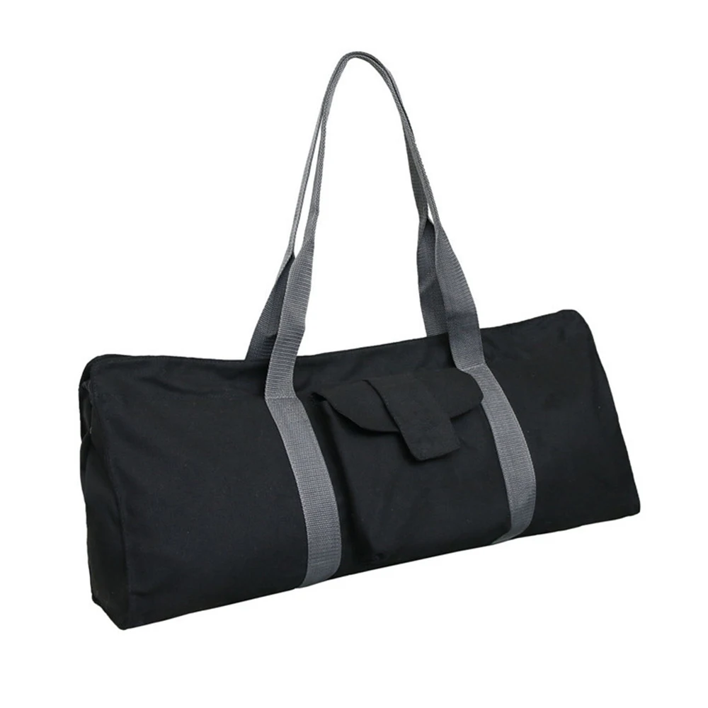 
Custom canvas yoga mat bags, black yoga mat tote bag, fitness yoga bag 