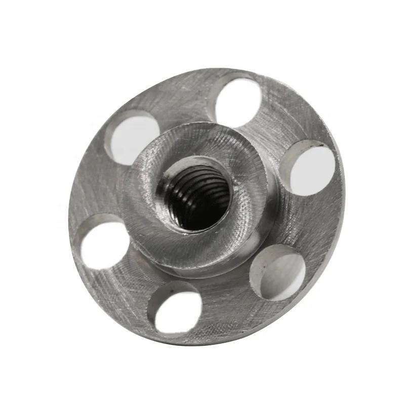 customize precision  cnc turning flange parts and stainless metal copper product