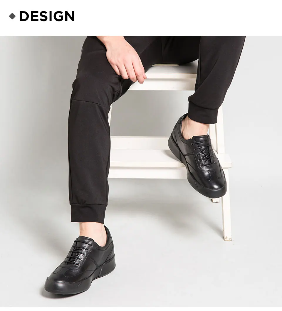 Custom logo elevator sneakers men height increasing shoes casual shoes