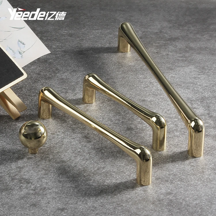 Производитель 2020 Популярная ручка для шкафа двери Золотая сферическая