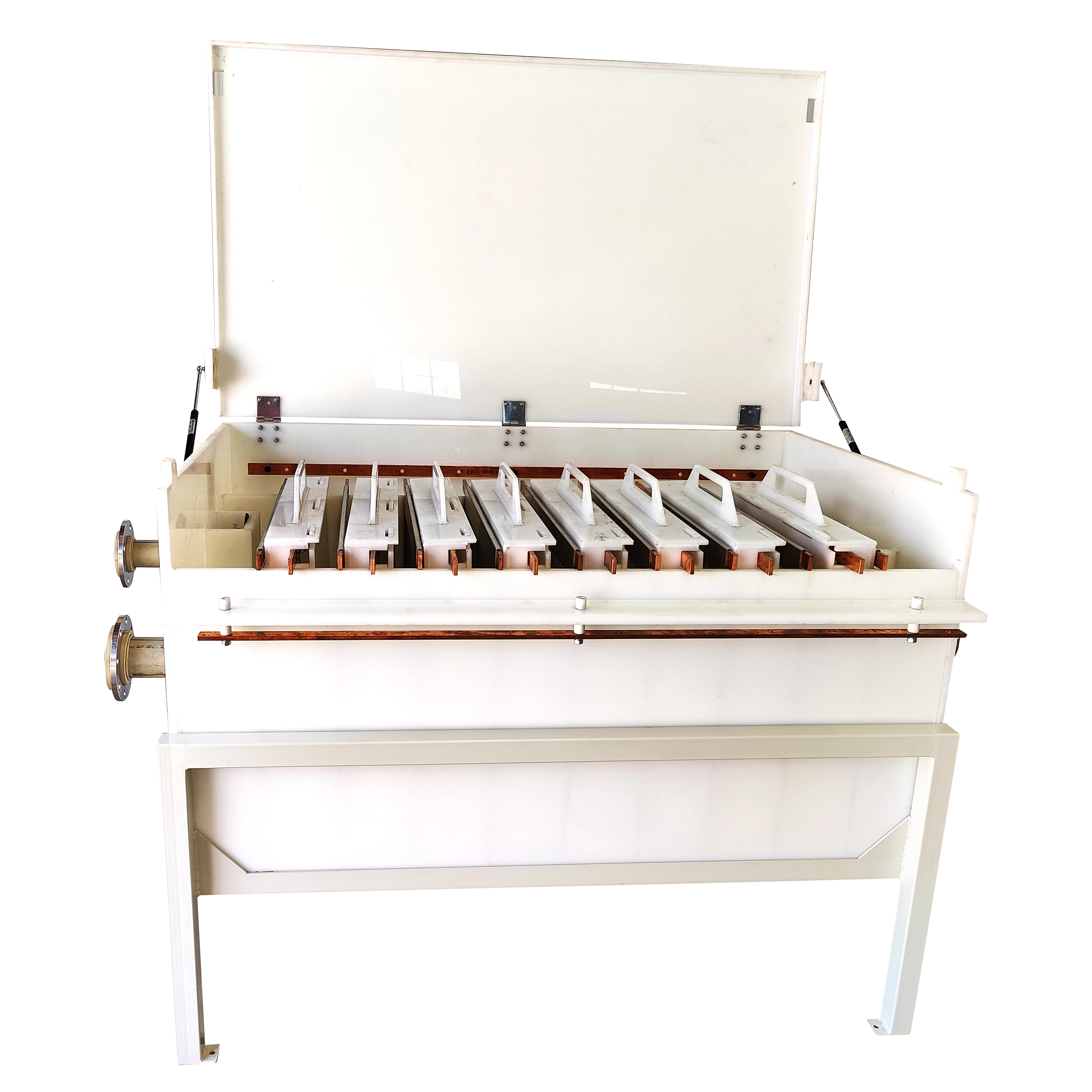 Customized  Electrolysis Tank Electroplating Line Plating Equipment Automatic Metal Rack Electropolishing Tank Machine