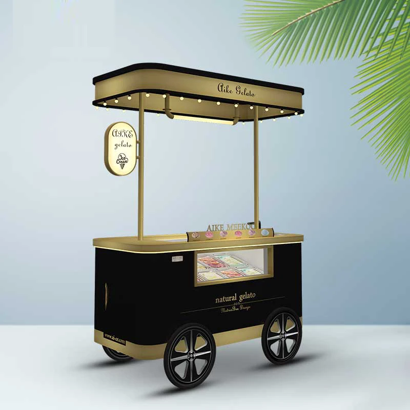 Мобильная тележка для мороженого gelato/тележка из фруктового льда еды грузовик продажи Ганы