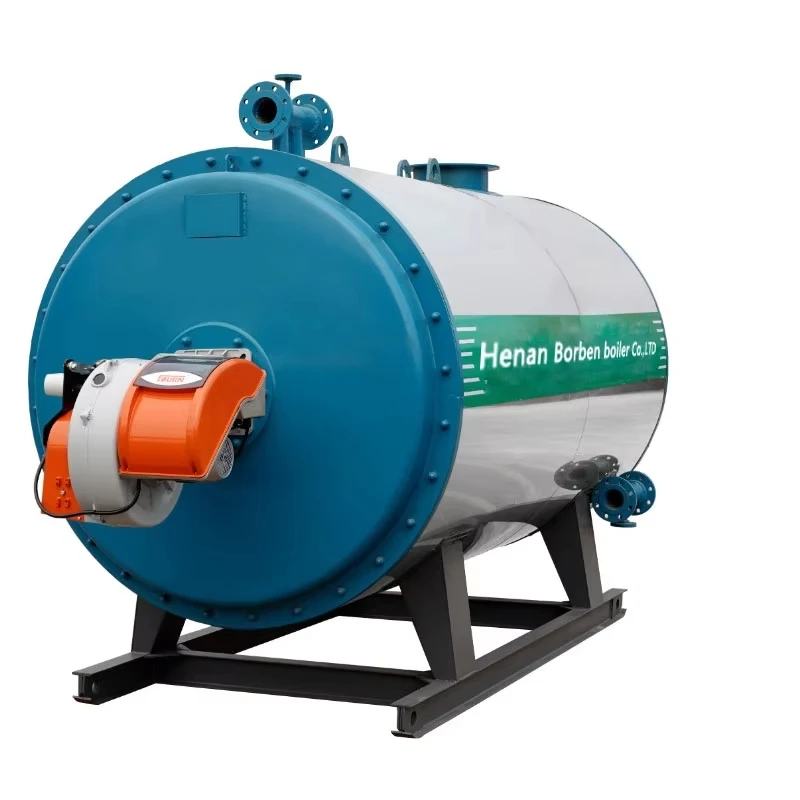 CE certified 800000 kcal gas steam generator oil and gas heat exchange oil furnace Gas diesel oil steam boiler for hotel heating