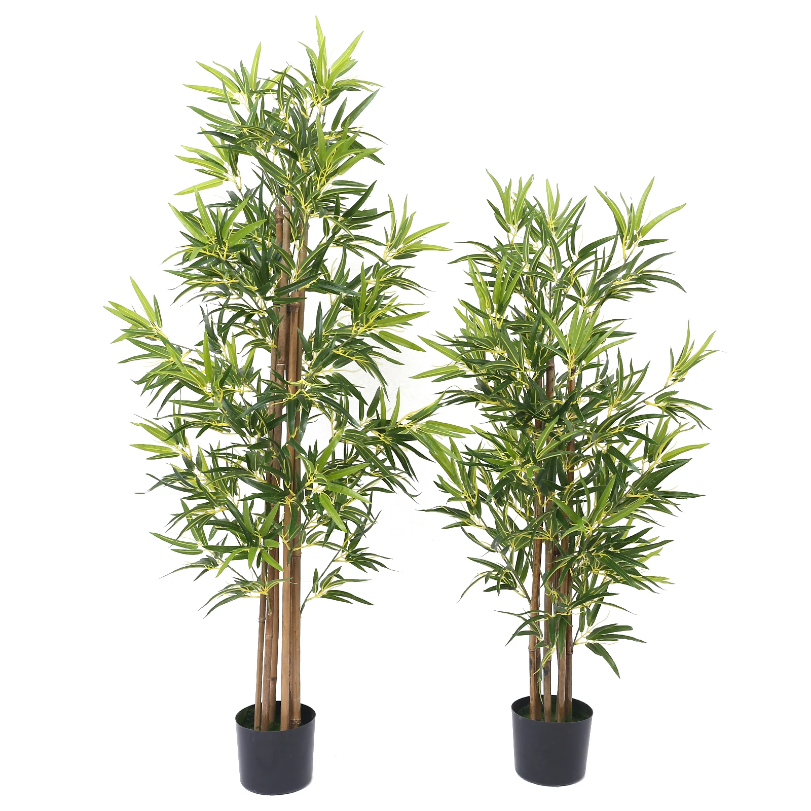 Artificial Bonsai Tree Nandina Faux Bamboo Plant  Potted Artificial House Plants for Garden Home Office Bathroom Decoration