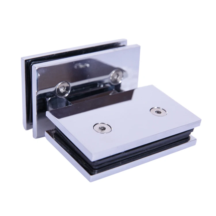Aledaer High Quality Shower Room Door Hinge Frameless Glass Hardware Stainless Steel Mirror Polished Door Hinge