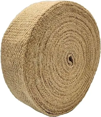 2-Inch Burlap Webbing Ribbon for Outdoor Furniture Home Textiles Bags Belts Sustainable Upholstery Chair Tape