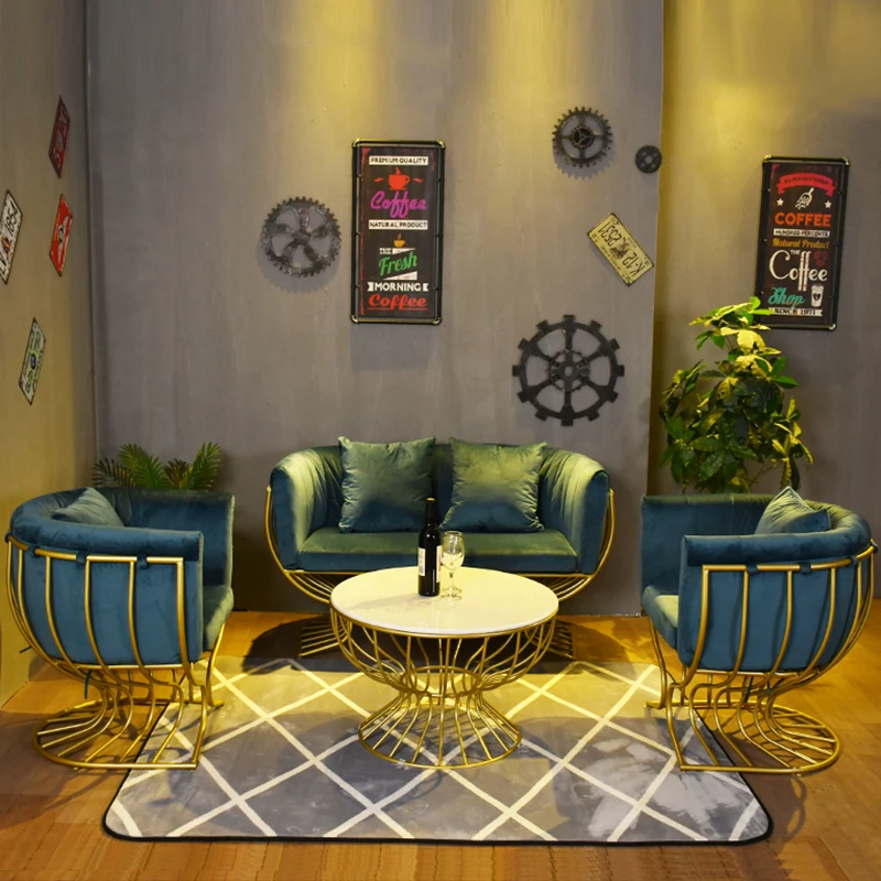 home furniture  modern design couch set living room fabric metal frame sofa